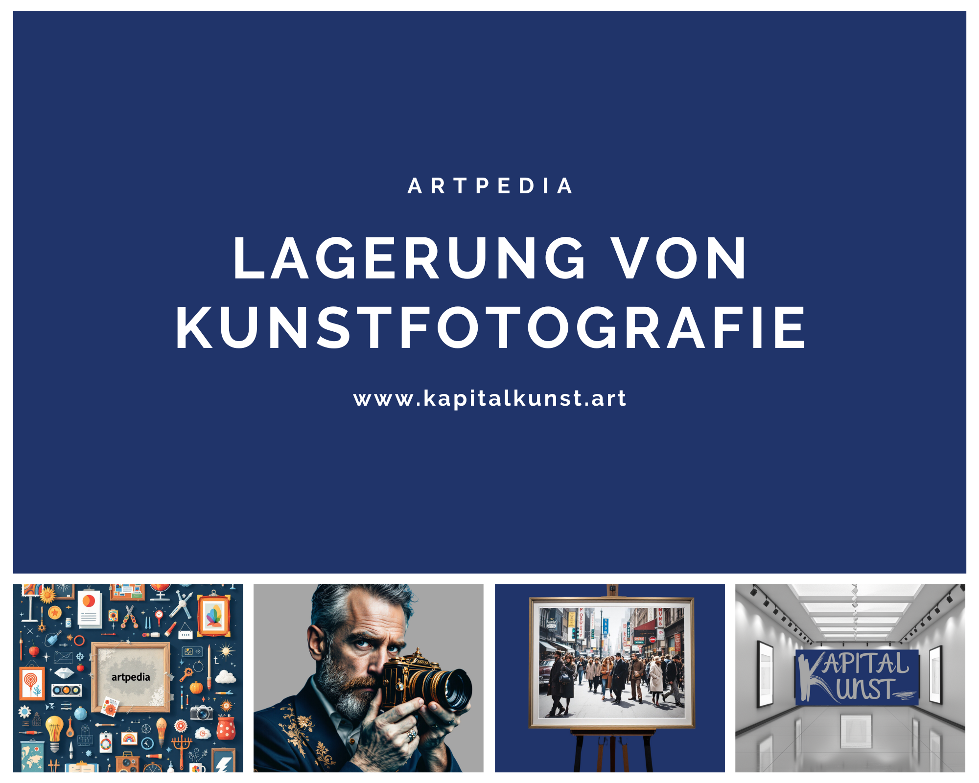 Lagerung von Kunstfotografie